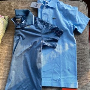 Two boys Lacoste polos